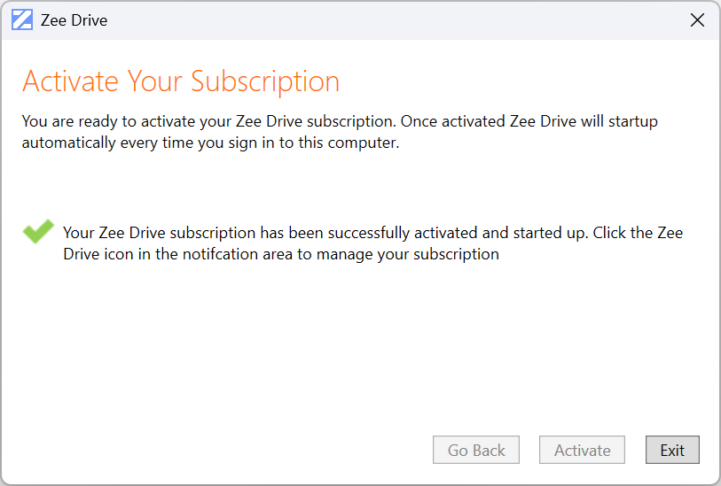 Step 3-Activate Your Trial Subscription